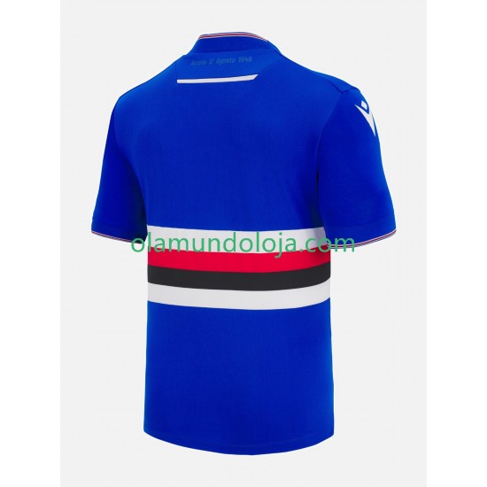 Camisola Sampdoria Homem Equipamento Primeiro 2022-2023 Manga Curta